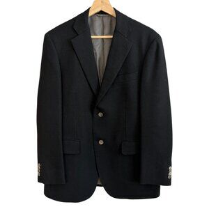 Vintage New Yorker Japanese Wool Tailored Blazer Minimalist Dark Academia 40R